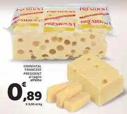 Conad City Emmentale francese President offerta