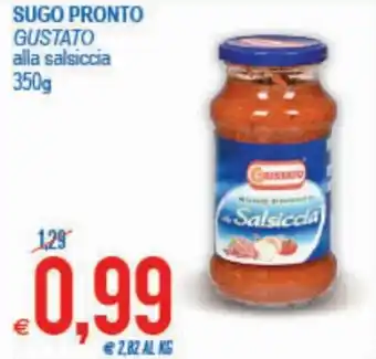 MD Discount Gustato Sugo Pronto alla salsiccia 350g offerta