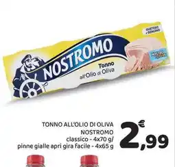 Conad City Tonno all'olio di oliva Nostromo offerta