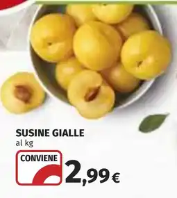 Coop Susine gialle offerta
