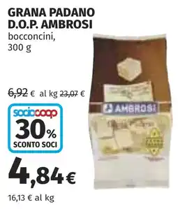Coop Grana Padano D.O.P. Ambrosi bocconcini offerta