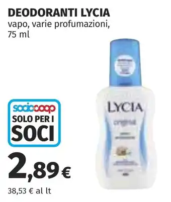 Deodoranti Lycia