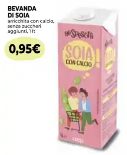 Coop Soia con calcio offerta