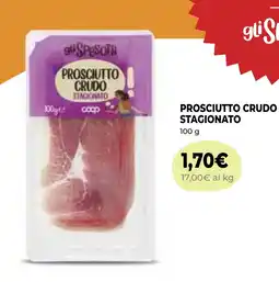 Coop Prosciutto crudo stagionato offerta