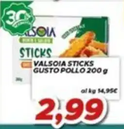 MA Supermercati Valsolia sticks gusto pollo offerta