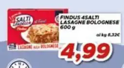 MA Supermercati Findus 4 Salti Lasagne Bolognese offerta