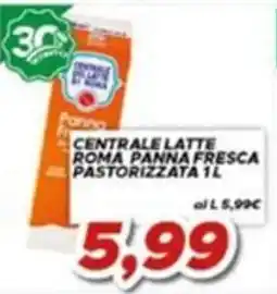 MA Supermercati Centrale Latte Roma Panna Fresca Pastorizzata offerta