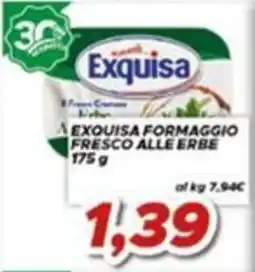 MA Supermercati Exquisa formaggio fresco alle erbe offerta
