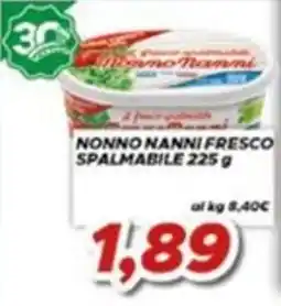 MA Supermercati Nonno Nanni fresco spalmabile offerta