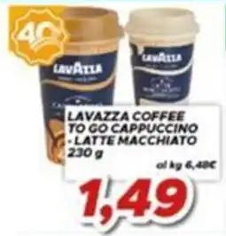 MA Supermercati Lavazza coffee to go cappuccino - latte macchiato offerta