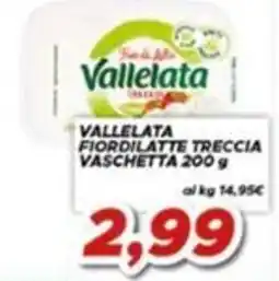 MA Supermercati Vallelata fiordilatte treccia offerta