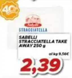 MA Supermercati Sabelli stracciatella take away offerta