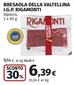 Coop Bresaola della Valtellina I.G.P. Rigamonti offerta