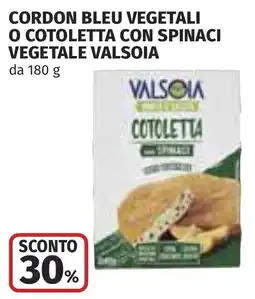 Coop Cotoletta con spinaci Valsoia offerta