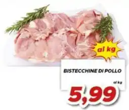 MA Supermercati Bistecchine di pollo offerta