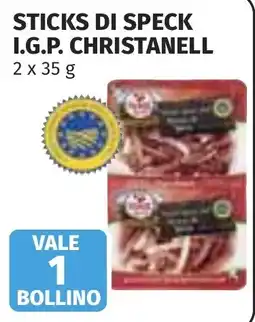 Coop Sticks di speck I.G.P. Christianell offerta