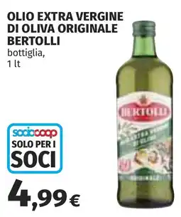 Coop Olio extra vergine di oliva originale Bertolli offerta