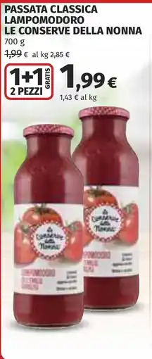 Coop Passata classica lampomodoro le conserve della nonna offerta