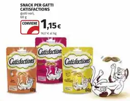 Coop Snack per gatti Catisfactions offerta