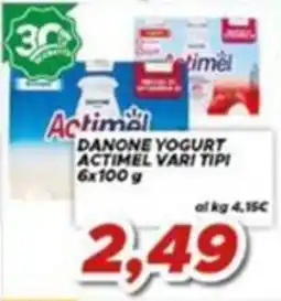 MA Supermercati Danone yogurt Actimel vari tipi offerta