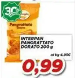 MA Supermercati Interpan pangrattato dorato offerta