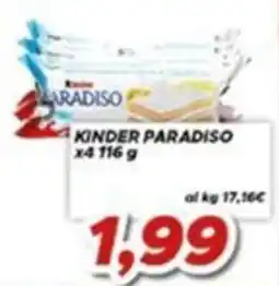 MA Supermercati Kinder Paradiso offerta