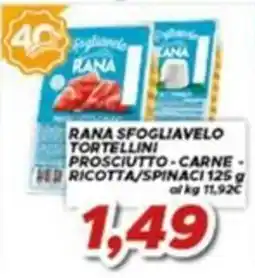MA Supermercati Rana sfogliavelo tortellini offerta