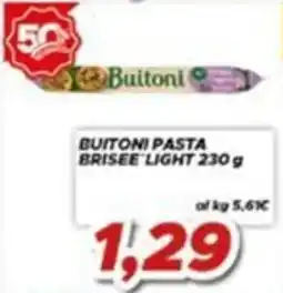 MA Supermercati Buitoni pasta brisée light offerta