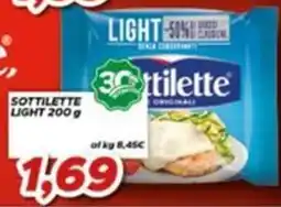 MA Supermercati Sottilette Light offerta