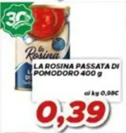 MA Supermercati La Rosina passata di pomodoro offerta
