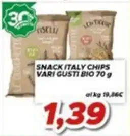 MA Supermercati Snack Italy Chips Vari Gusti Bio offerta