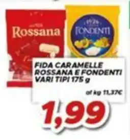 MA Supermercati Fida caramelle rossana e fondenti offerta