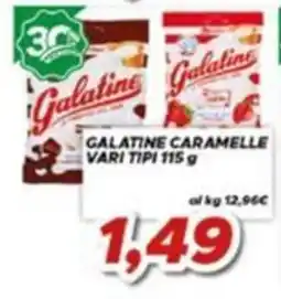 MA Supermercati Galatine caramelle vari tipi offerta