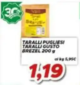 MA Supermercati Taralli Pugliesi Taralli Gusto Brezel offerta