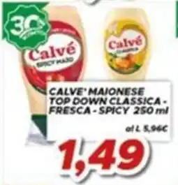 MA Supermercati Calvé maionese top down classica - fresca - spicy offerta