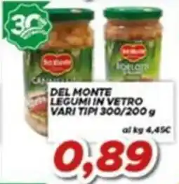 MA Supermercati Del Monte legumi in vetro offerta