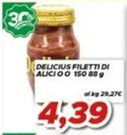 MA Supermercati Delicious filetti di alici offerta