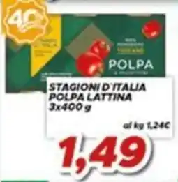 MA Supermercati Stagioni d'Italia Polpa Lattina offerta