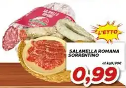 MA Supermercati Salamella romana sorrentino offerta