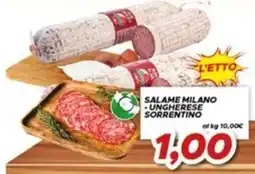 MA Supermercati Salame Milano - Ungherese Sorrentino offerta