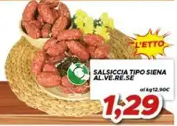 MA Supermercati Salsiccia tipo Siena al.ve.re.se offerta