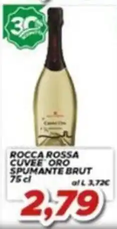 MA Supermercati Rocca Rossa Cuvee Oro Spumante Brut offerta