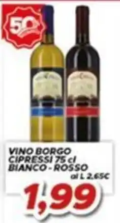 MA Supermercati Vino Borgo Cipressi offerta