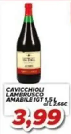 MA Supermercati Cavicchioli Lambrusco Amabile IGT offerta