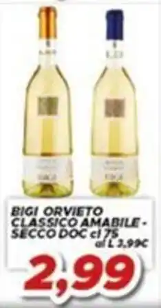 MA Supermercati Bigi Orvieto Classico Amabile offerta