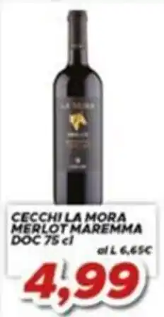 MA Supermercati Cecchi la Mora Merlot Maremma offerta