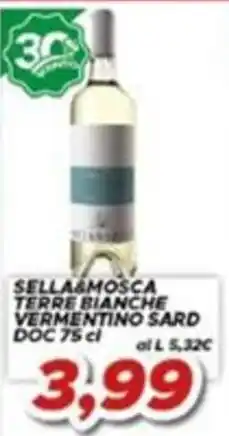 MA Supermercati Sella&Mosca Terre Bianche Vermentino Sard offerta