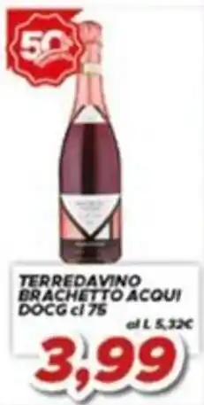 MA Supermercati Terredavino Brachetto Acqui DOCG offerta
