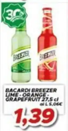 MA Supermercati Bacardi Breezer Lime - Orange - Grapefruit offerta