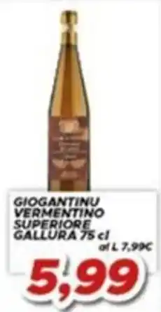 MA Supermercati Giofantinu Vermentino Superiore Gallura offerta